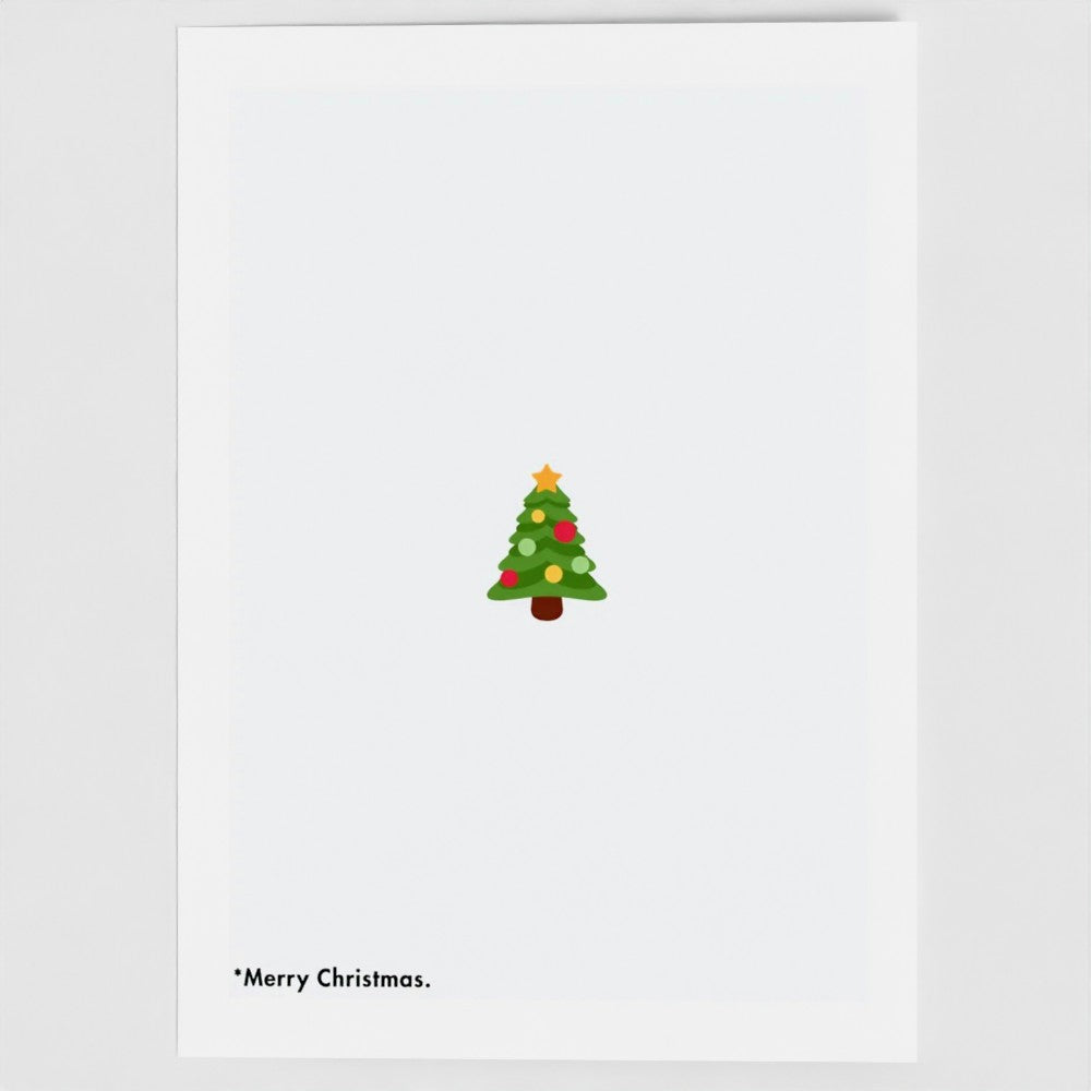 Emoji Tree Christmas Card