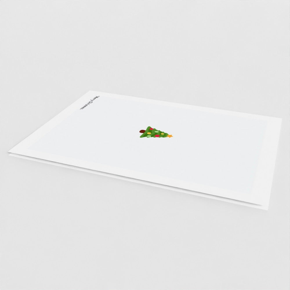 Emoji Tree Christmas Card