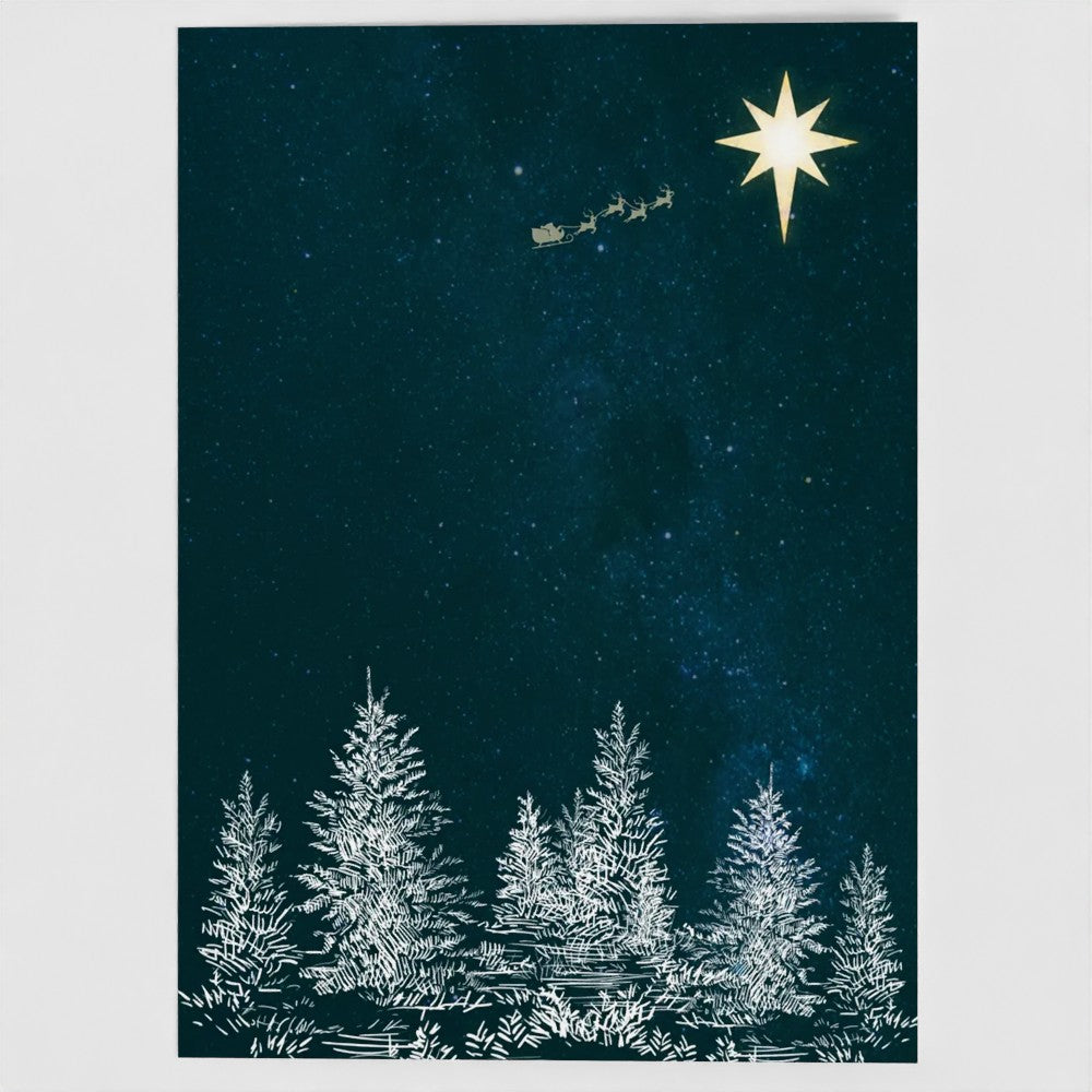The Starry Night Christmas Card